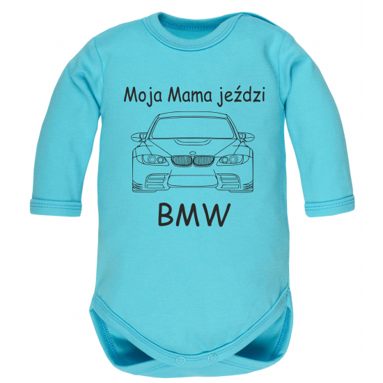 Body z napisem Moja Mama jeździ BMW